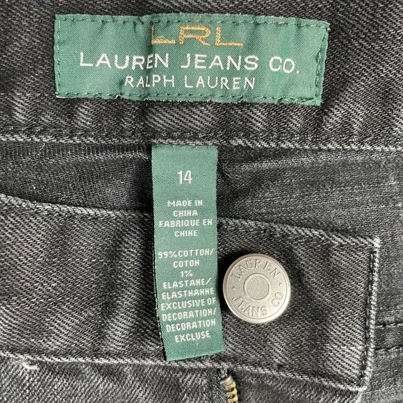 LRL Ralph Lauren Womens Jeans 14 Work Office Capsule Everyday Casual Minimal - Picture 10 of 13